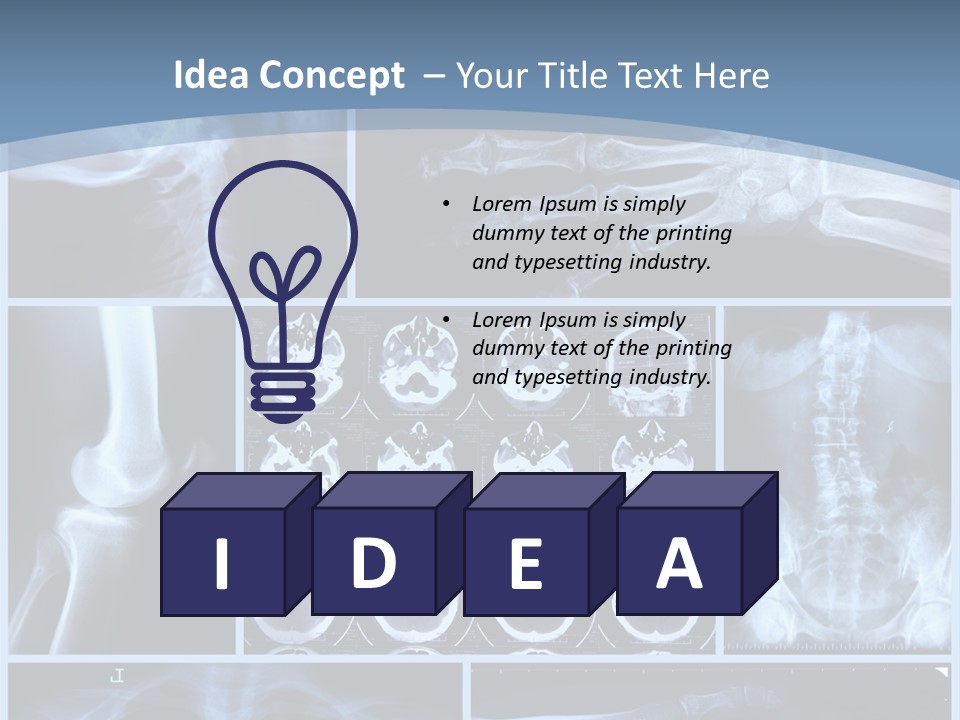 Medicin Radiology Radiation PowerPoint Template