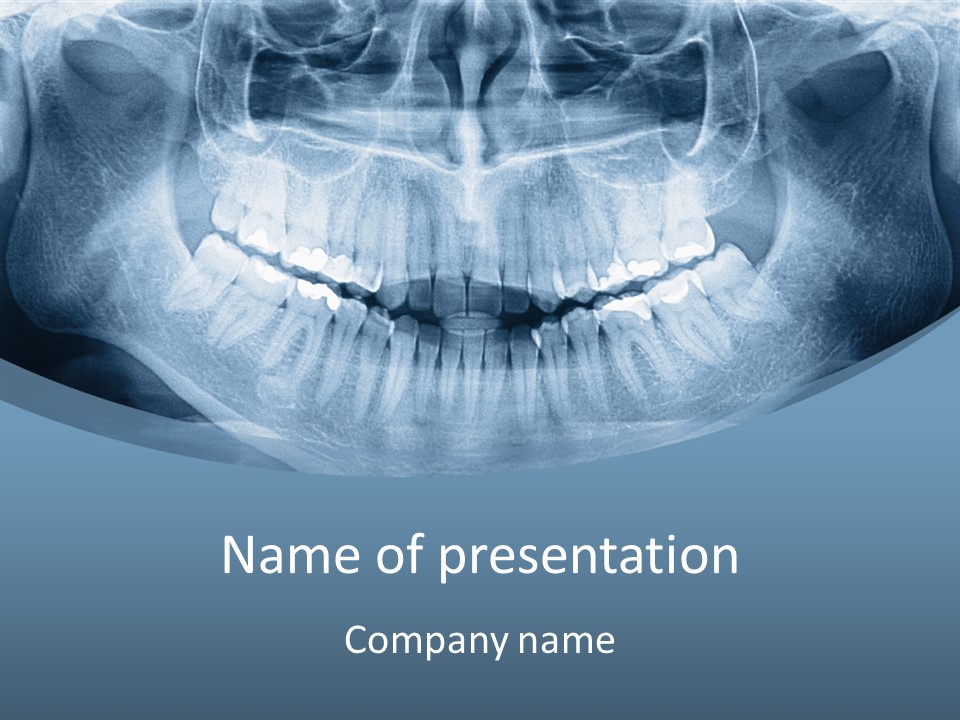 Ray Dental Healthcare PowerPoint Template