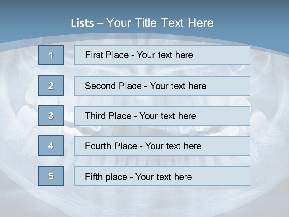 Ray Dental Healthcare PowerPoint Template