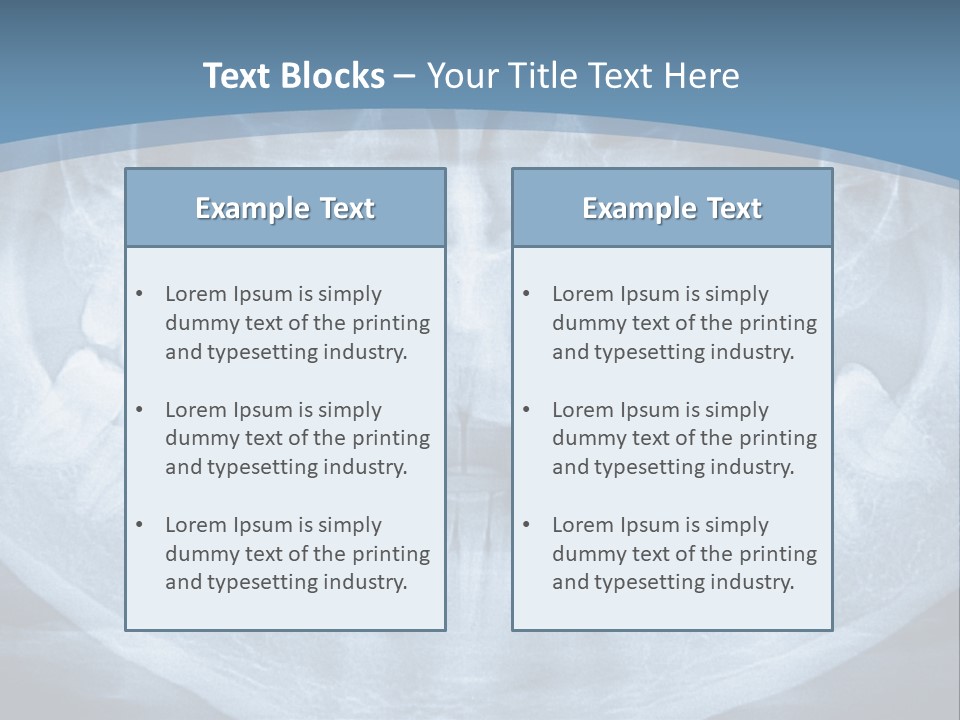 Ray Dental Healthcare PowerPoint Template