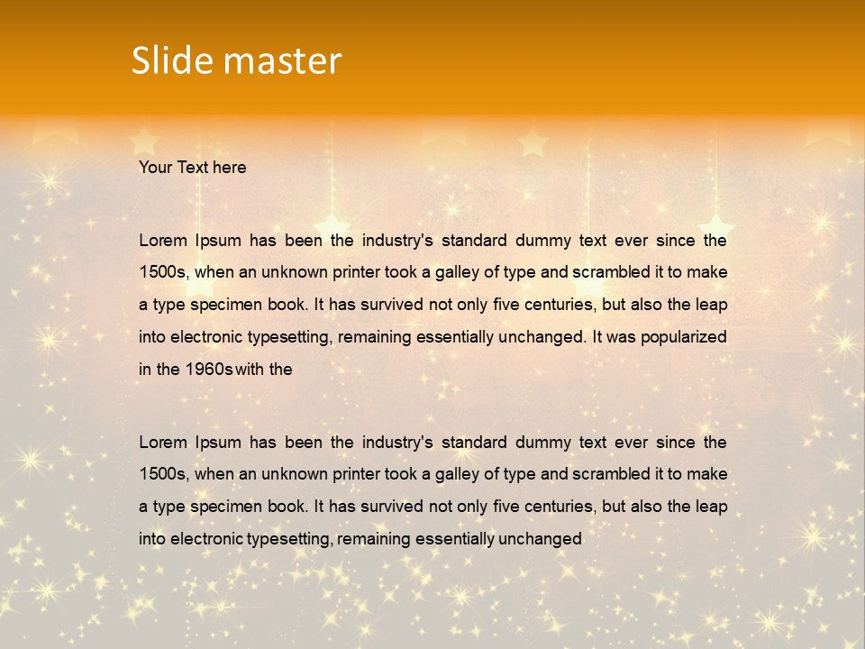 Beautiful Design Black PowerPoint Template