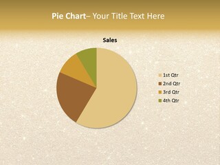 Pattern Seasonal Gold PowerPoint Template