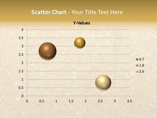 Pattern Seasonal Gold PowerPoint Template