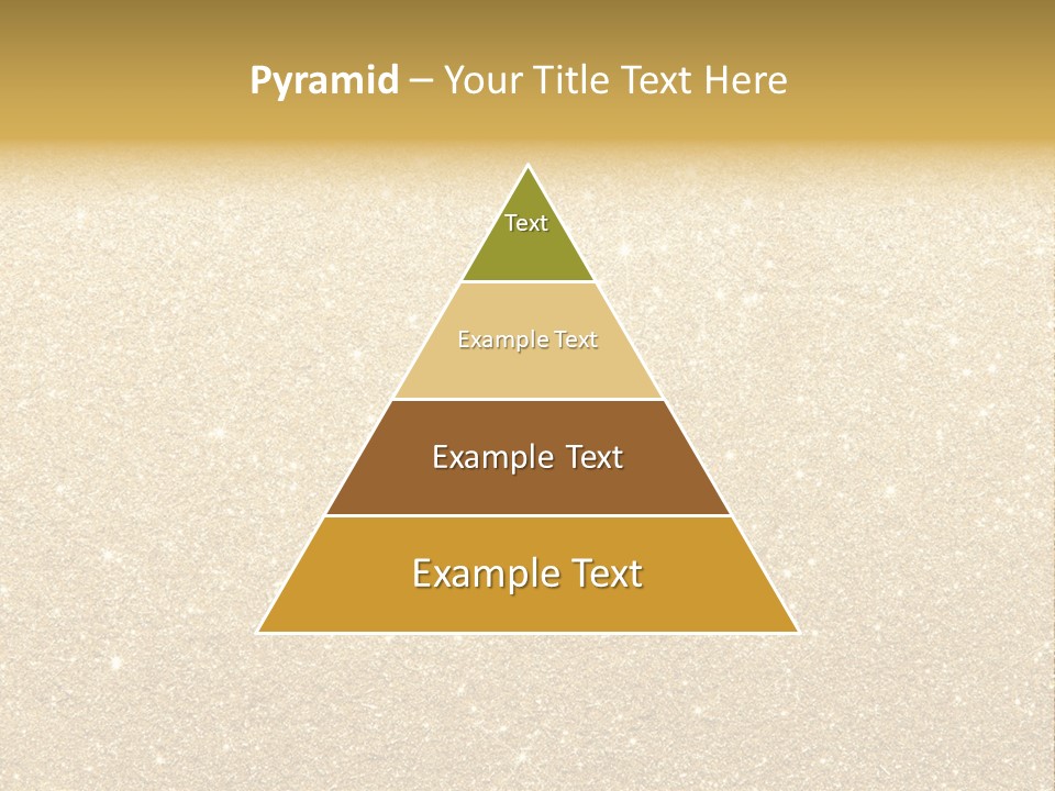 Pattern Seasonal Gold PowerPoint Template