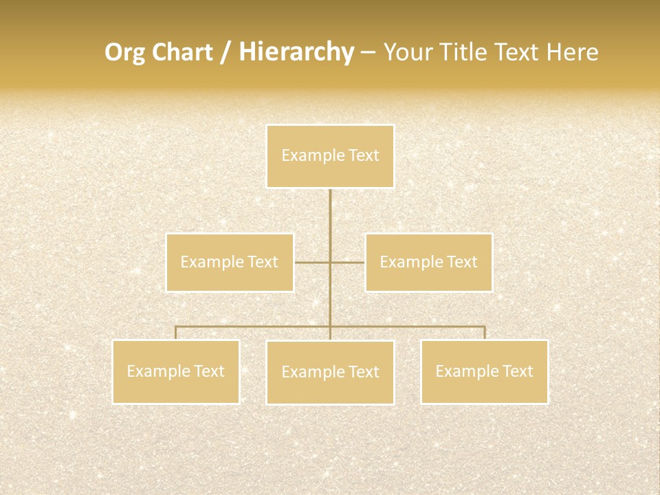 Pattern Seasonal Gold PowerPoint Template