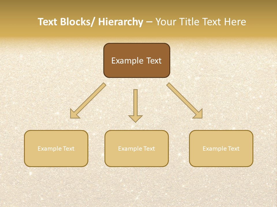 Pattern Seasonal Gold PowerPoint Template