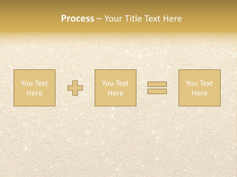 Pattern Seasonal Gold PowerPoint Template