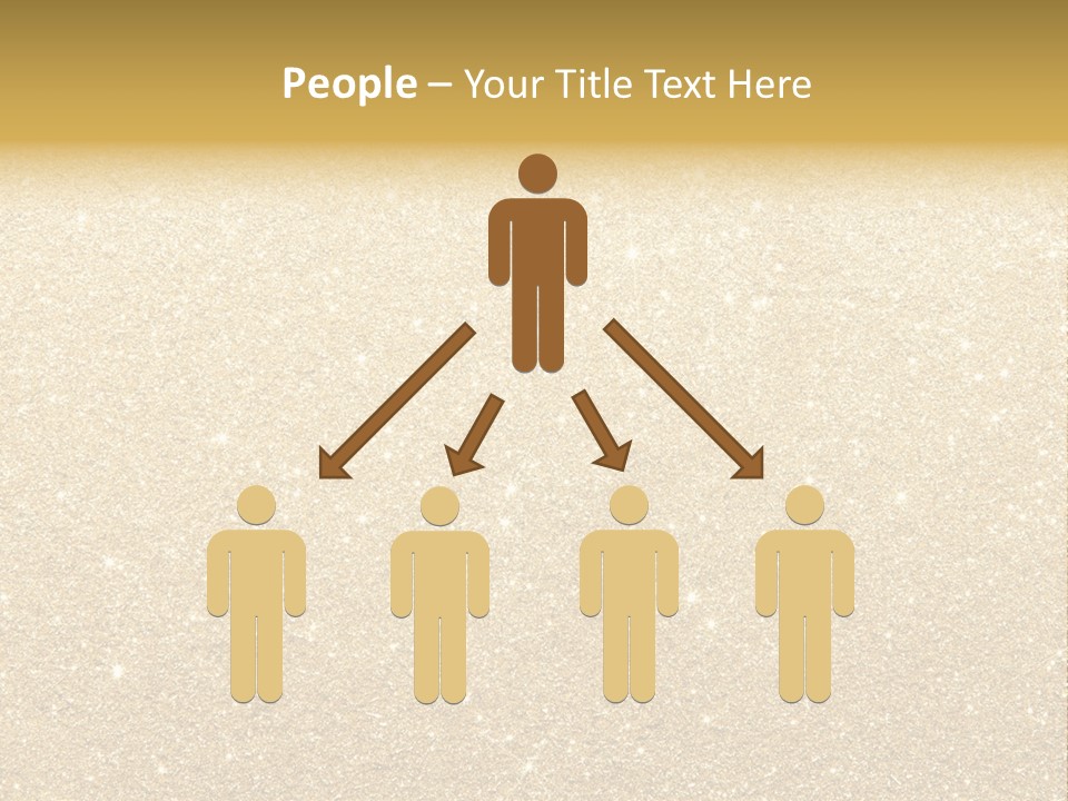 Pattern Seasonal Gold PowerPoint Template