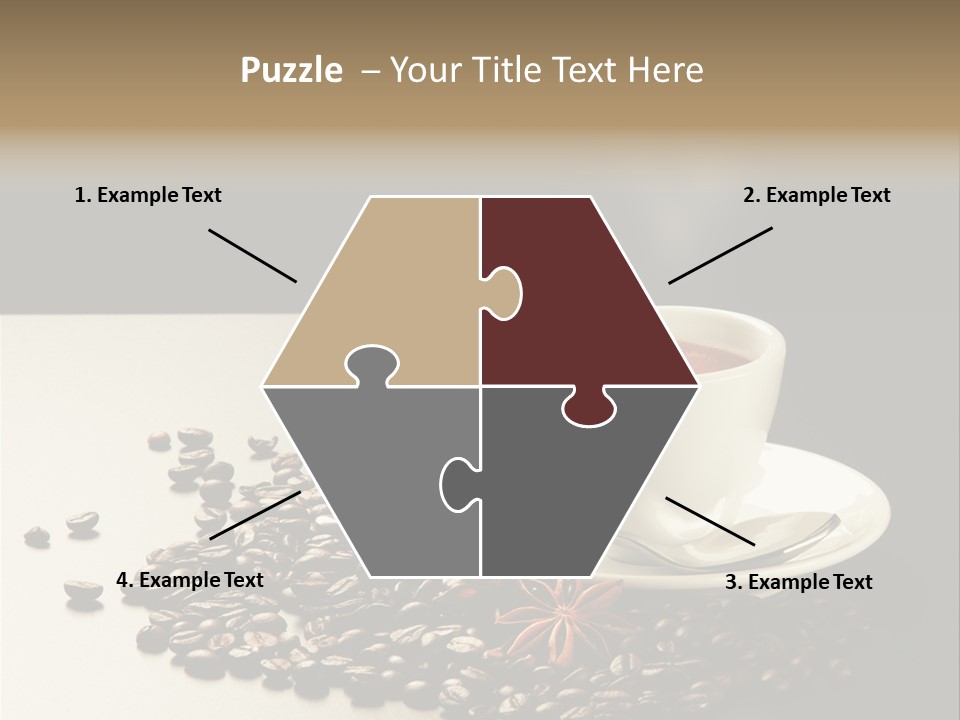 Moderno Sfondo Chicchi PowerPoint Template