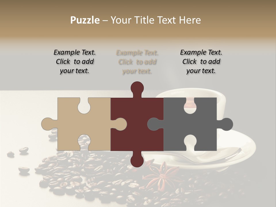 Moderno Sfondo Chicchi PowerPoint Template