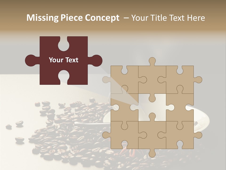 Moderno Sfondo Chicchi PowerPoint Template