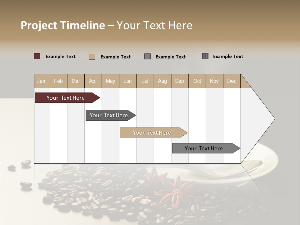 Moderno Sfondo Chicchi PowerPoint Template