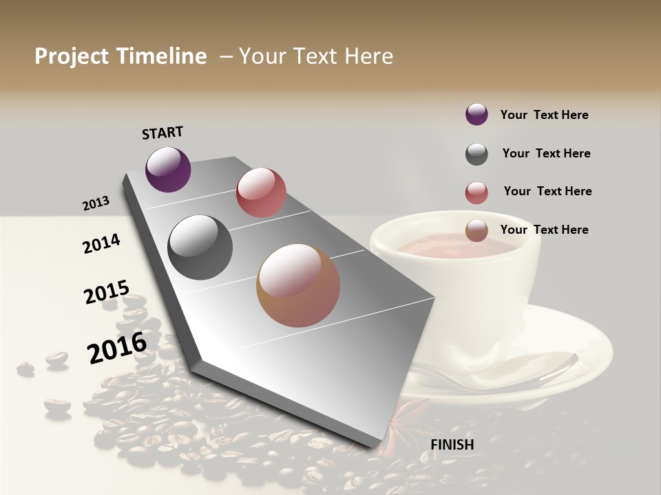 Moderno Sfondo Chicchi PowerPoint Template