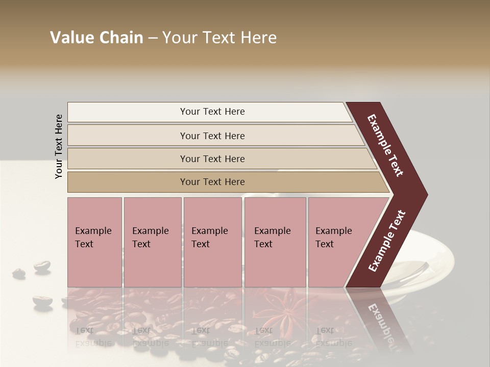 Moderno Sfondo Chicchi PowerPoint Template