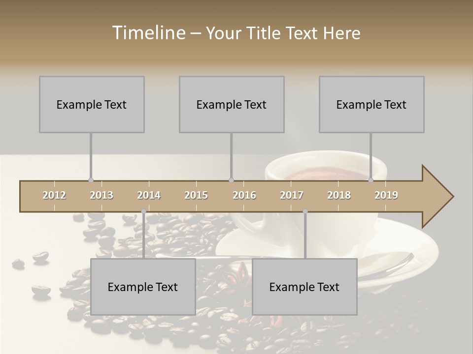 Moderno Sfondo Chicchi PowerPoint Template