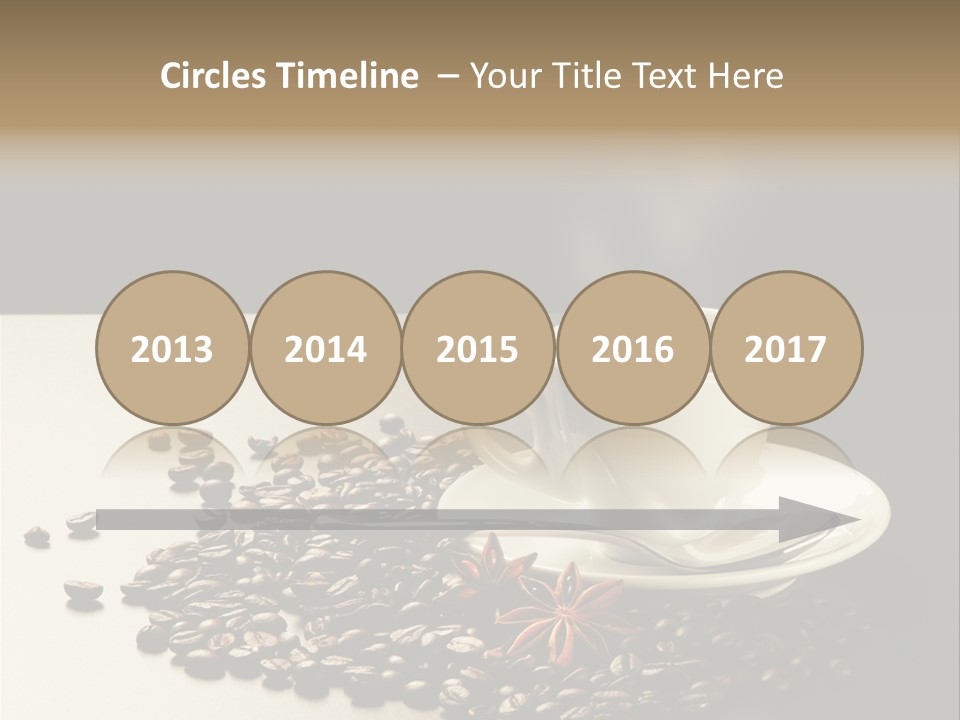 Moderno Sfondo Chicchi PowerPoint Template