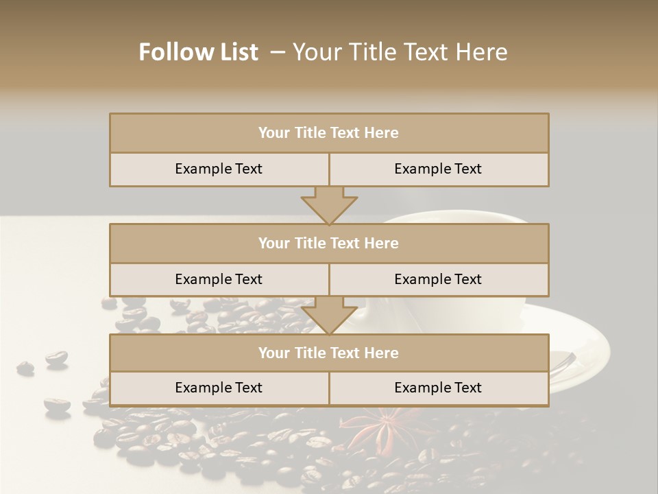 Moderno Sfondo Chicchi PowerPoint Template