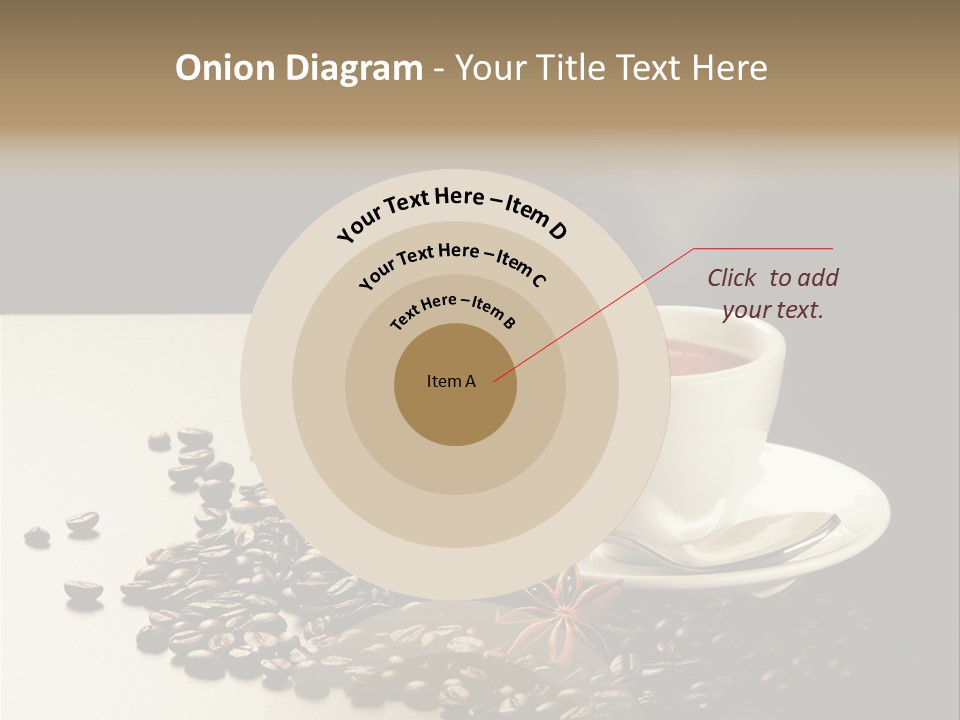 Moderno Sfondo Chicchi PowerPoint Template