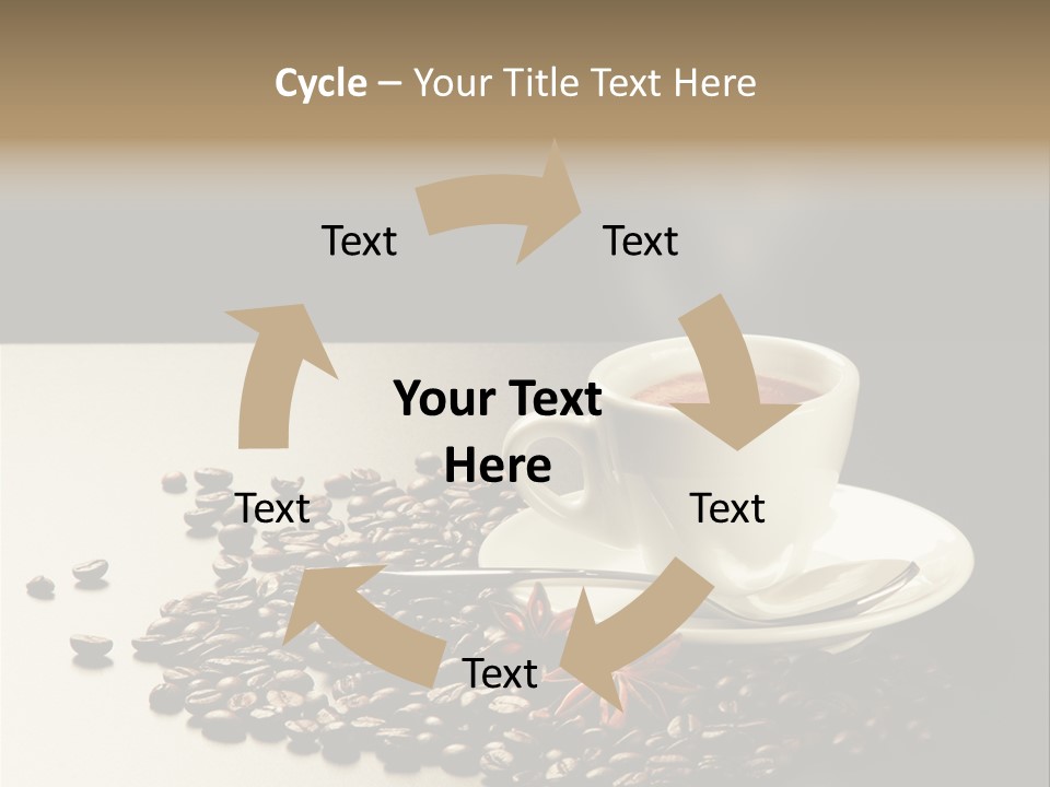 Moderno Sfondo Chicchi PowerPoint Template