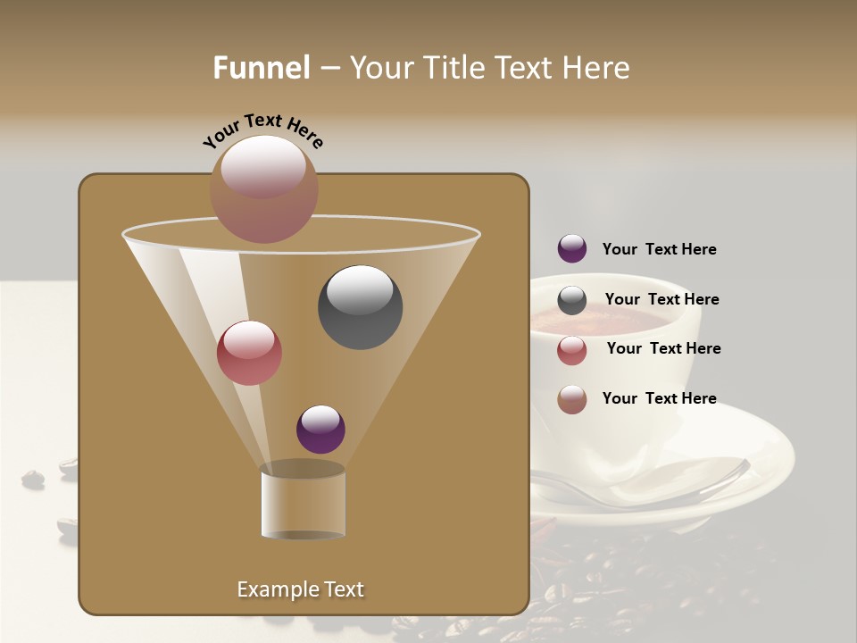 Moderno Sfondo Chicchi PowerPoint Template