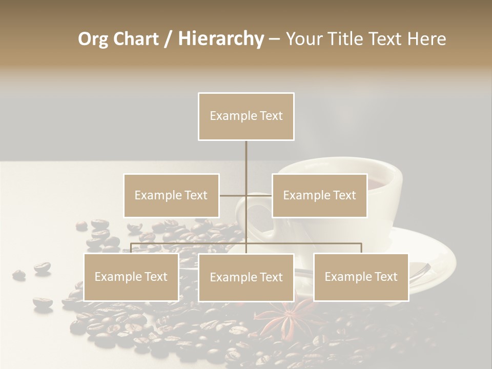 Moderno Sfondo Chicchi PowerPoint Template