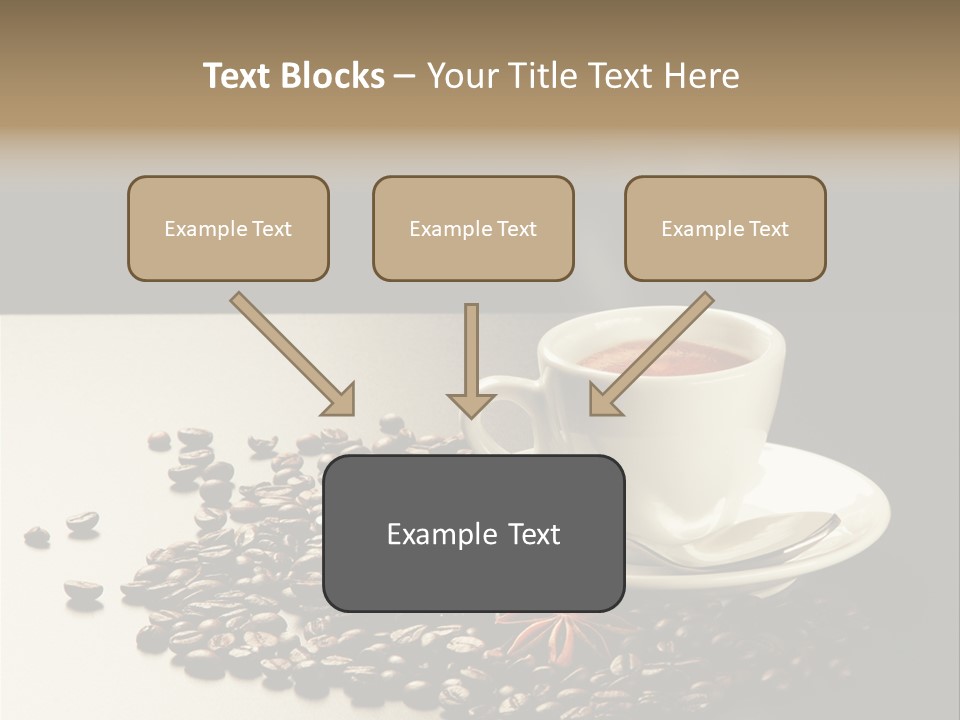 Moderno Sfondo Chicchi PowerPoint Template