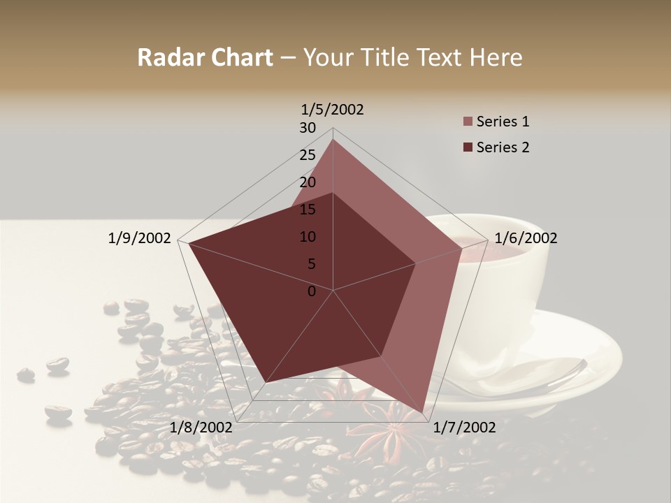 Moderno Sfondo Chicchi PowerPoint Template