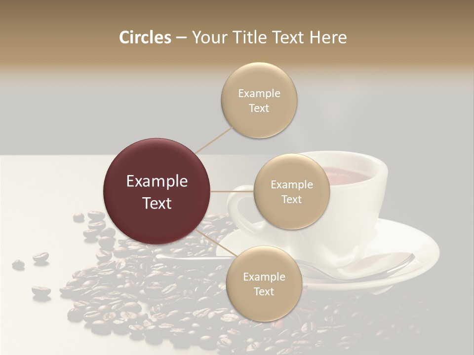 Moderno Sfondo Chicchi PowerPoint Template