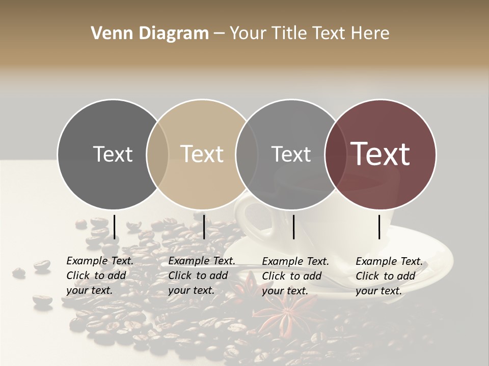 Moderno Sfondo Chicchi PowerPoint Template