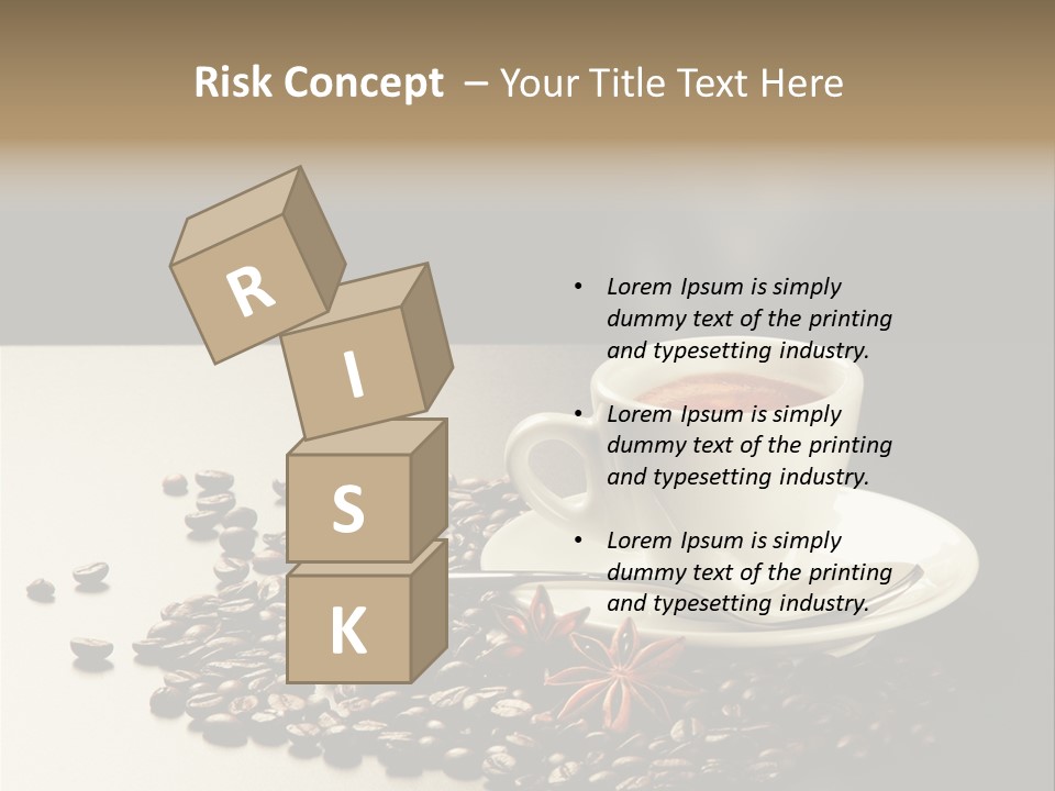 Moderno Sfondo Chicchi PowerPoint Template