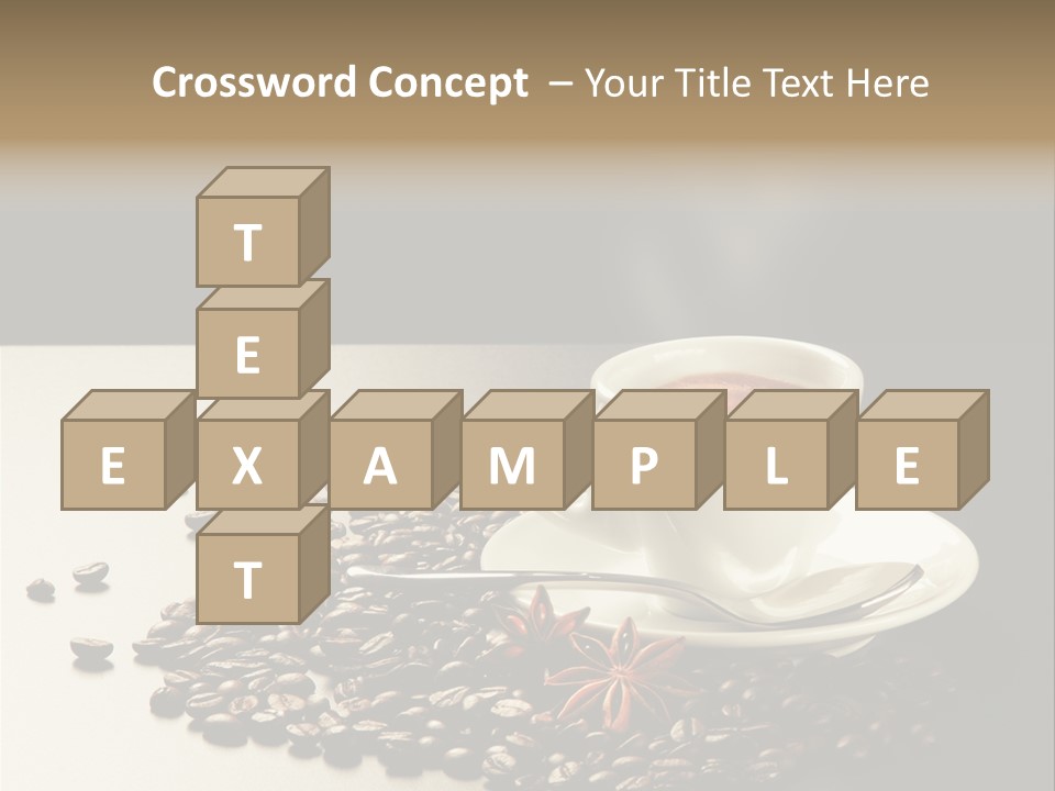 Moderno Sfondo Chicchi PowerPoint Template