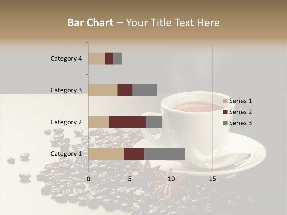 Moderno Sfondo Chicchi PowerPoint Template