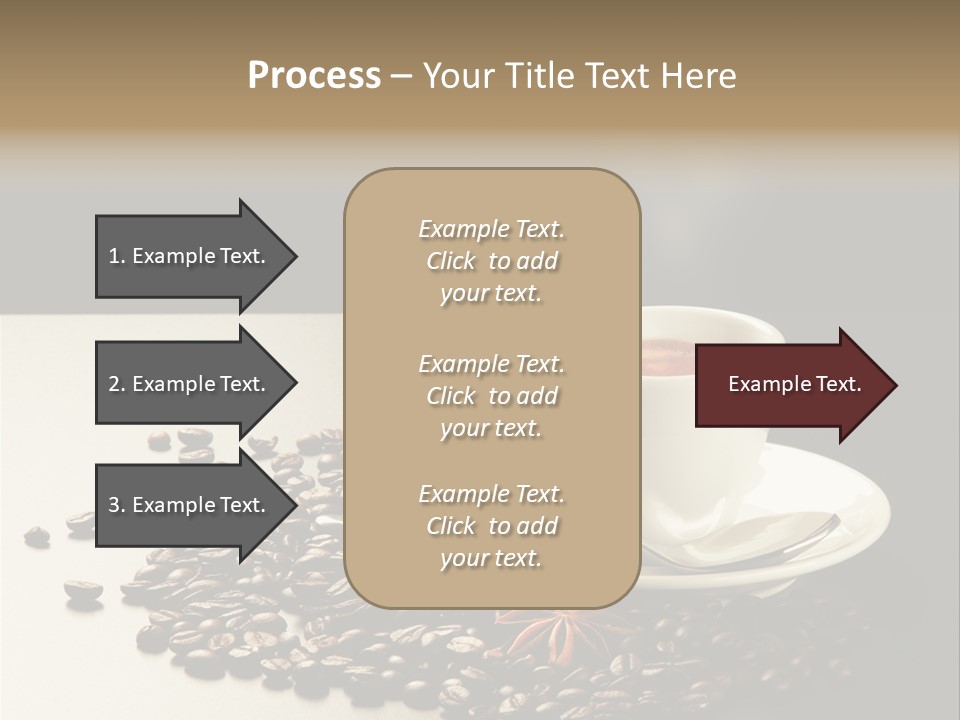 Moderno Sfondo Chicchi PowerPoint Template