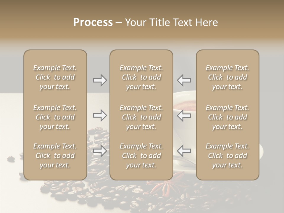 Moderno Sfondo Chicchi PowerPoint Template