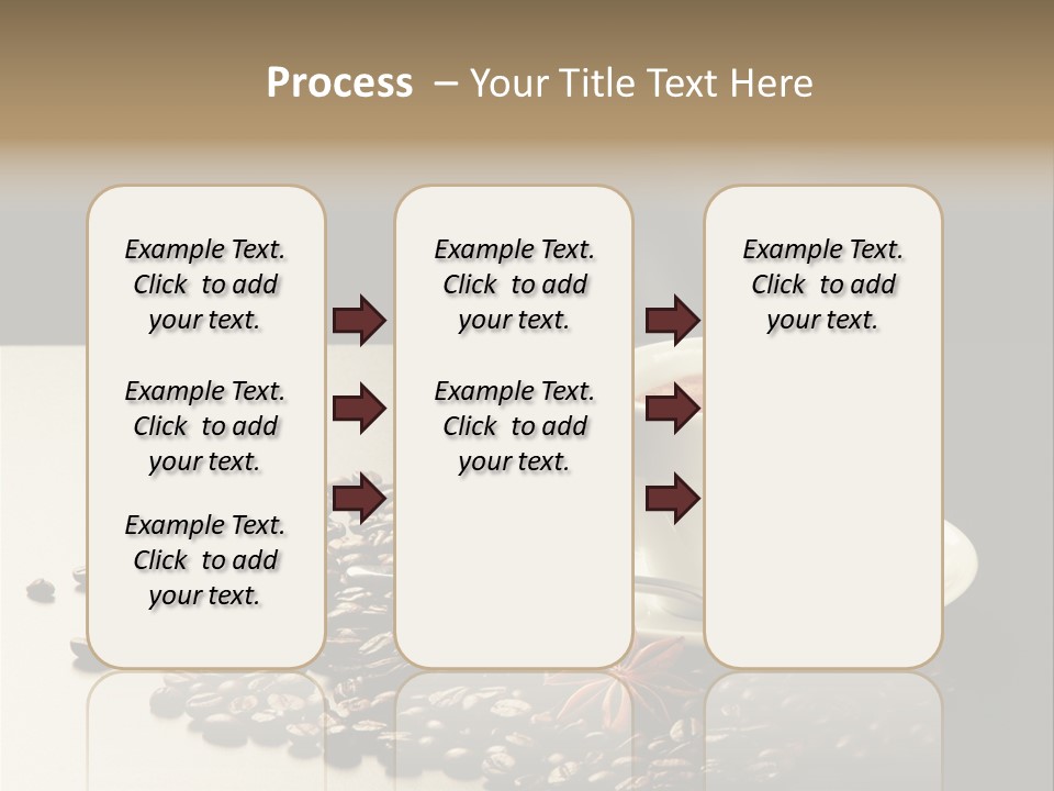 Moderno Sfondo Chicchi PowerPoint Template