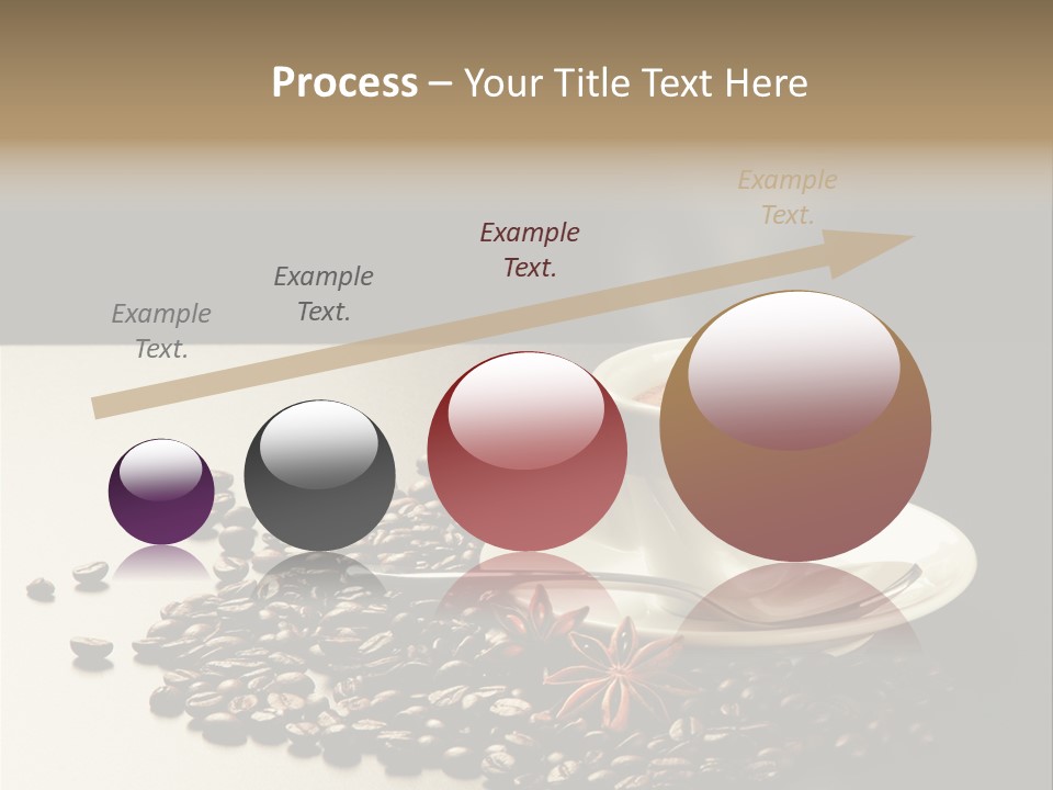 Moderno Sfondo Chicchi PowerPoint Template