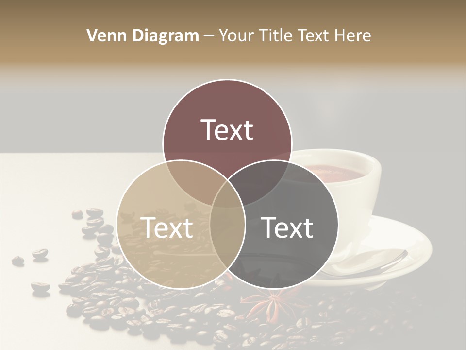 Moderno Sfondo Chicchi PowerPoint Template