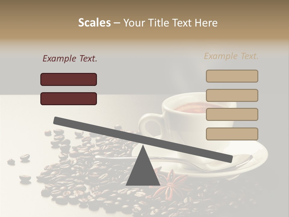 Moderno Sfondo Chicchi PowerPoint Template