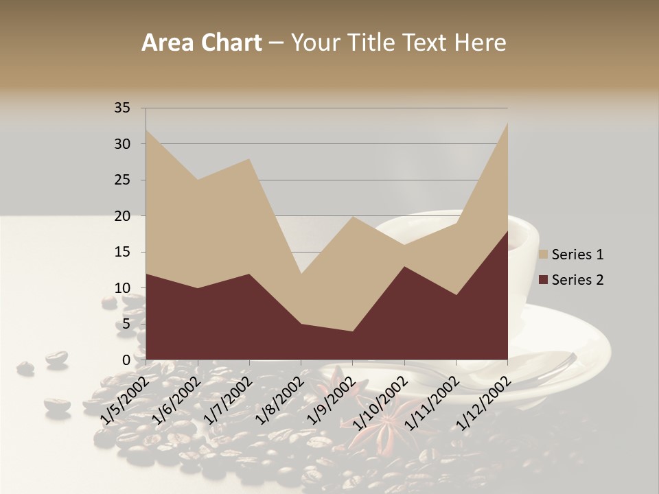 Moderno Sfondo Chicchi PowerPoint Template