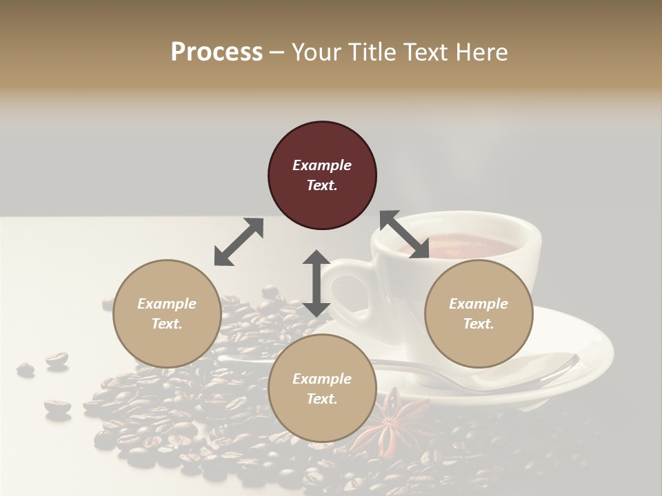 Moderno Sfondo Chicchi PowerPoint Template