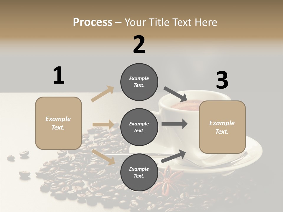 Moderno Sfondo Chicchi PowerPoint Template