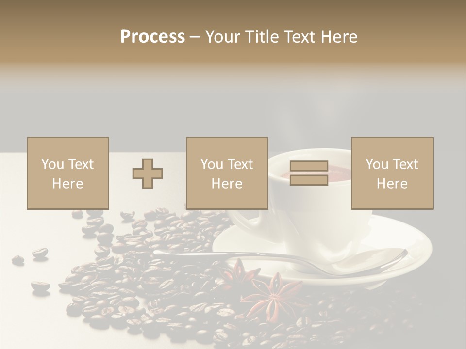 Moderno Sfondo Chicchi PowerPoint Template