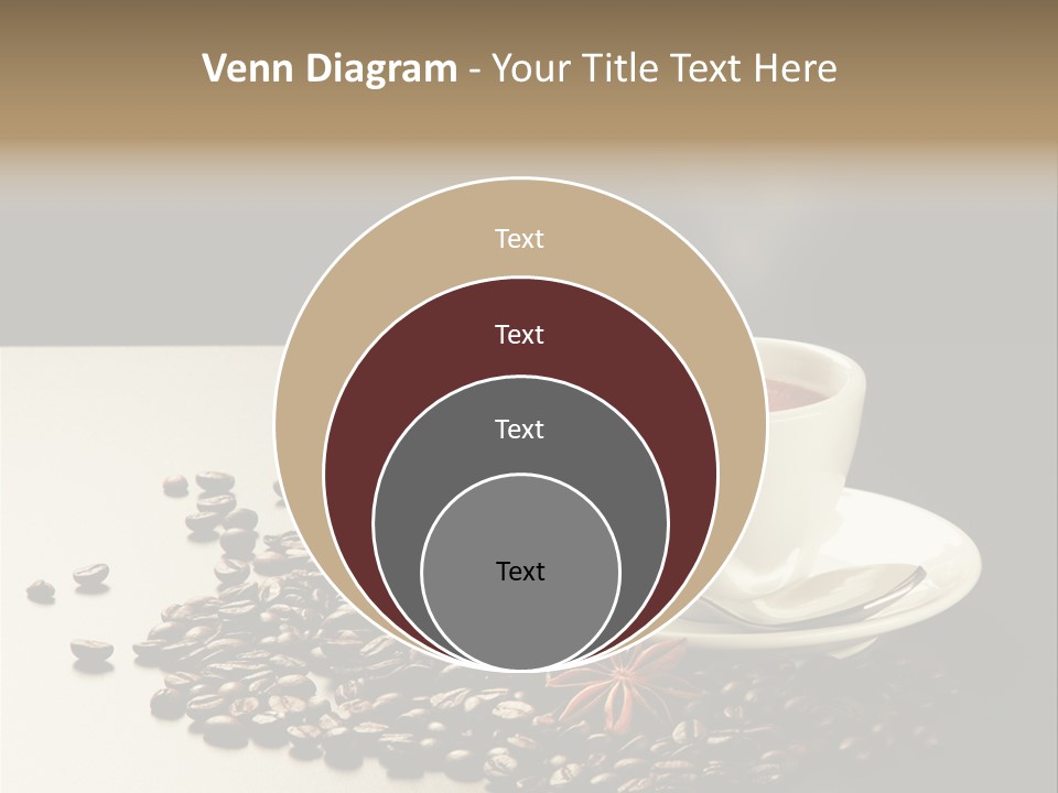 Moderno Sfondo Chicchi PowerPoint Template