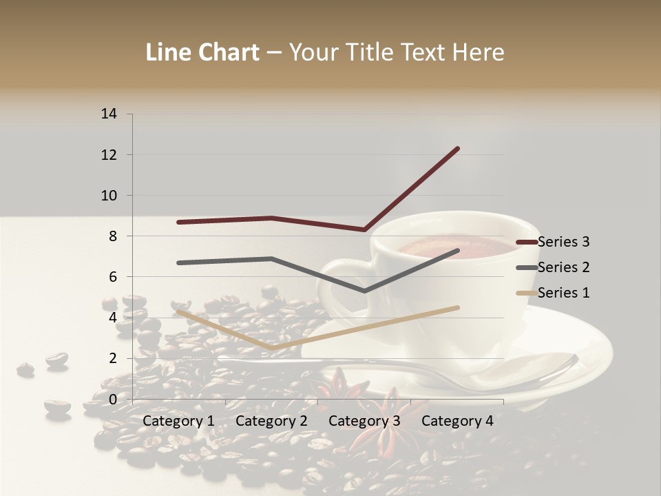Moderno Sfondo Chicchi PowerPoint Template