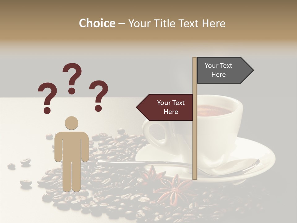 Moderno Sfondo Chicchi PowerPoint Template