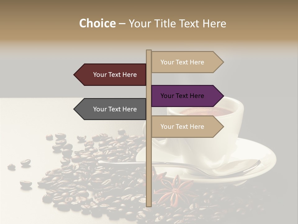 Moderno Sfondo Chicchi PowerPoint Template