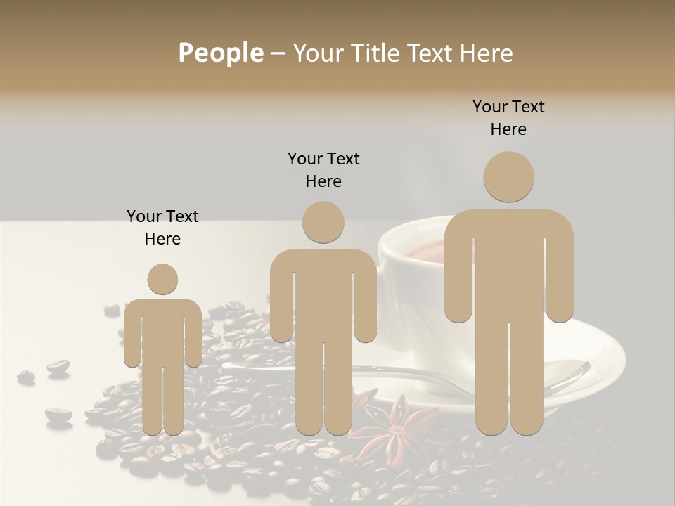 Moderno Sfondo Chicchi PowerPoint Template