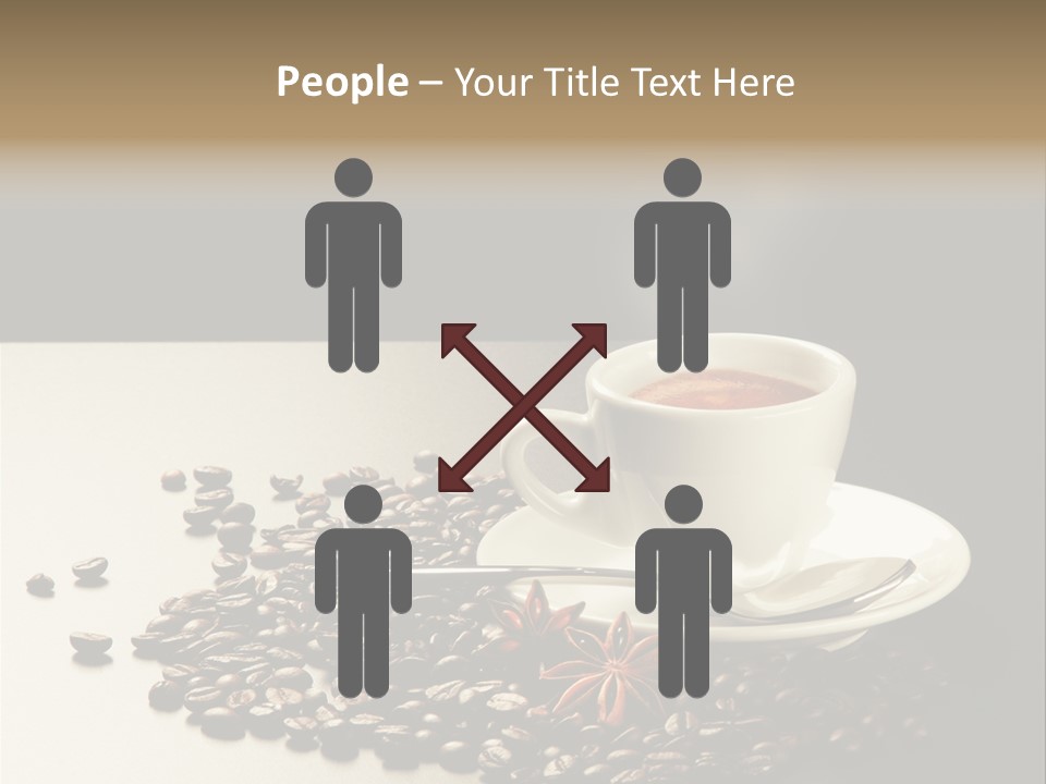 Moderno Sfondo Chicchi PowerPoint Template