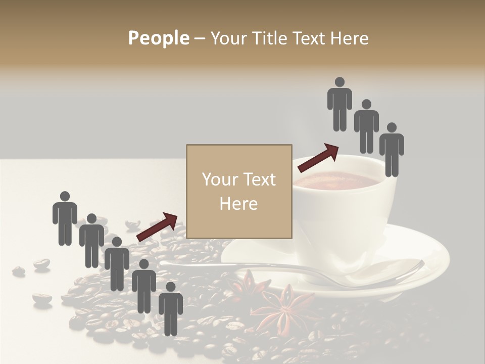 Moderno Sfondo Chicchi PowerPoint Template