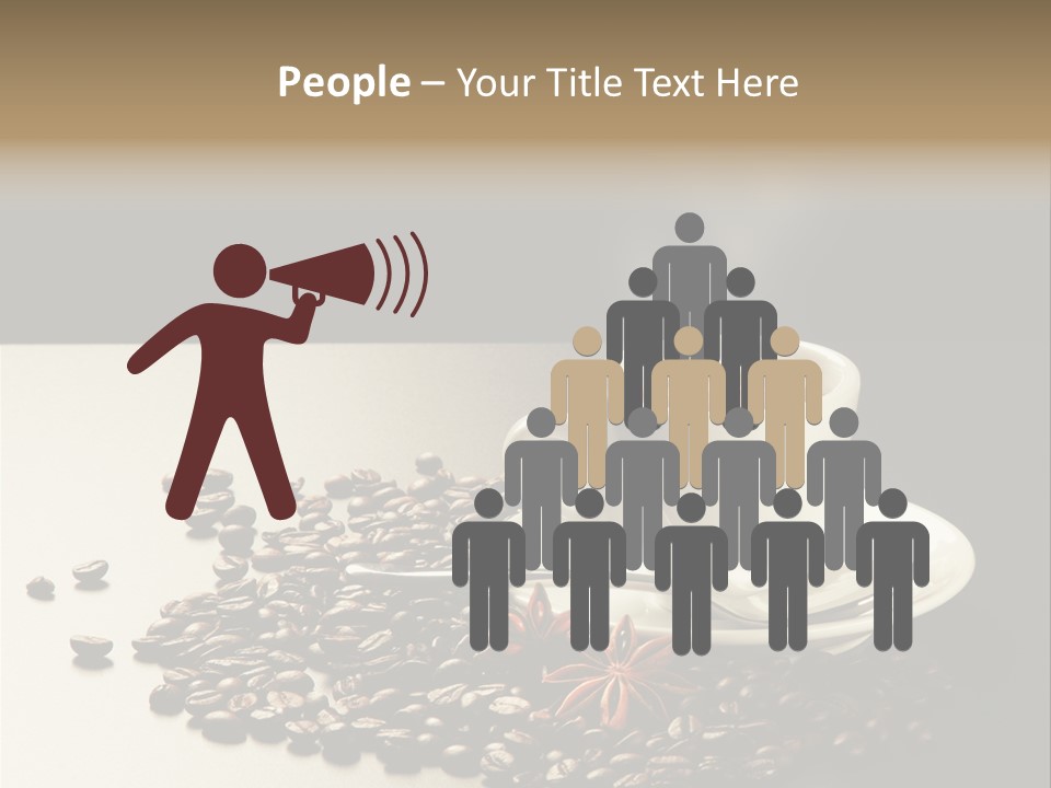 Moderno Sfondo Chicchi PowerPoint Template